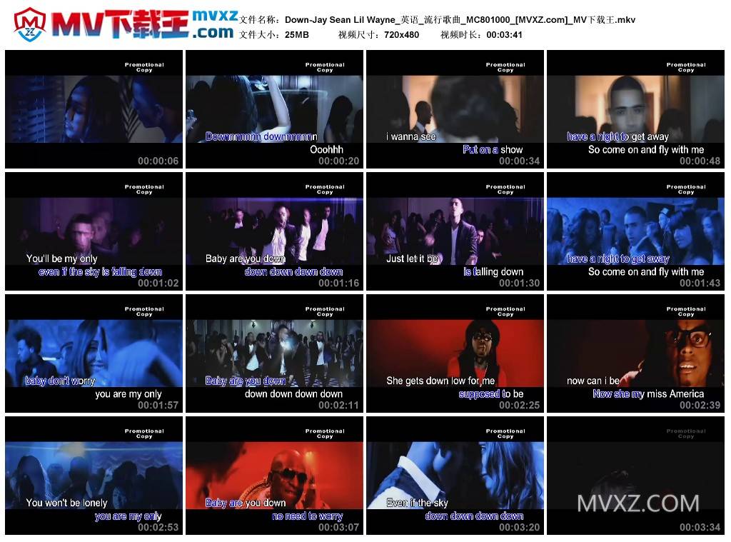 Down-Jay Sean Lil Wayne_英语_流行歌曲_MC801000